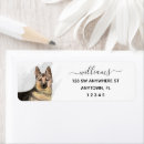 Search for german shepherds return address labels Modern