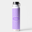 Search for polka dot water bottles White