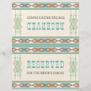 Search for reception table invitations Boho