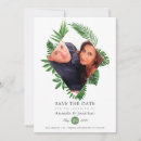 Search for leaves wedding save the dates Beach