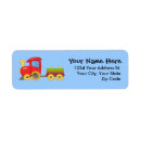 Search for choo choo train return address labels Locomotive