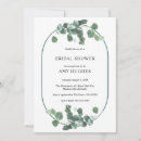 Search for greenery shower wedding invitations Minimalist