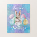 Search for easter bunny puzzles Watercolor