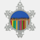 Search for pencil christmas tree decorations Colourful