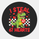 Search for romantic dinosaur stickers Anniversary