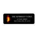 Search for fire return address labels Flames