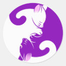 Search for yin yang cats stickers Kitten
