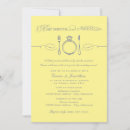 Search for yellow rehearsal dinner invitations Elegant