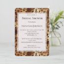 Search for animal bridal shower invitations Cheetah