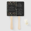 Search for boho wedding hand fans Botanical