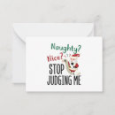Search for funny naughty and nice christmas cards List