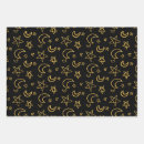Search for moon wrapping paper Gold
