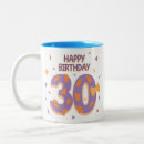 Search for happy 30th birthday mugs 30 years old