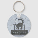 Search for greetings rounded key rings Black