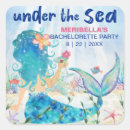 Search for beach bachelorette stickers Mermaid