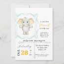 Search for little peanut on the way invitations Watercolor