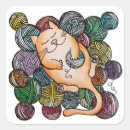 Search for cat with yarn stickers Knitter