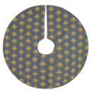 Search for blue and gold tree skirts Modern