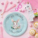 Search for bunny birthday plates Bunny rabbit party