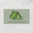 Search for tent business cards Camp