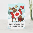 Search for canada day cards Moose