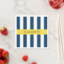 Search for navy blue and white stripes napkins Geometric pattern