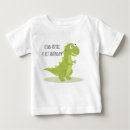 Search for dinosaur first birthday tshirts T rex