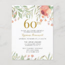 Search for typography 60th birthday invitations Gold