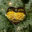 Search for yellow rose christmas tree decorations Floral