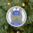 Search for gray cat christmas tree decorations Grey
