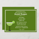 Search for lime bridal shower invitations Cocktails
