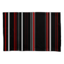 Search for red and white stripes pillowcases Black