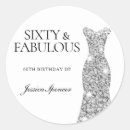 Search for fabulous 60 stickers Sixtieth