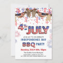 Search for firework party invitations Red white and blue
