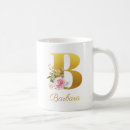Search for initial b coffee mugs For her