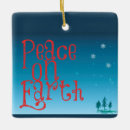 Search for earth globe christmas tree decorations Peace