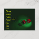 Search for lucky business cards Red