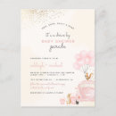 Search for car baby shower invitations Blush pink