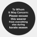 Search for karate lovers stickers Ninja