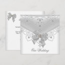 Search for silver and white invitations Elegant