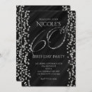 Search for black and silver 60th birthday invitations Chic