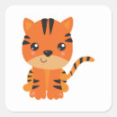 Search for orange tiger stickers Tropical