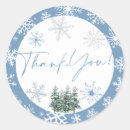 Search for winter wonderland thank you stickers Baby it's cold outside