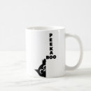 Search for peeking cat mugs Black
