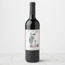 Search for halloween wedding wine labels Skeleton