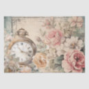 Search for clock tissue paper Vintage