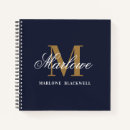 Search for navy and gold notebooks Elegant