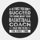 Search for basketball coaches stickers Team