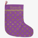 Search for girly christmas stockings Purple