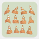 Search for road work stickers Orange
